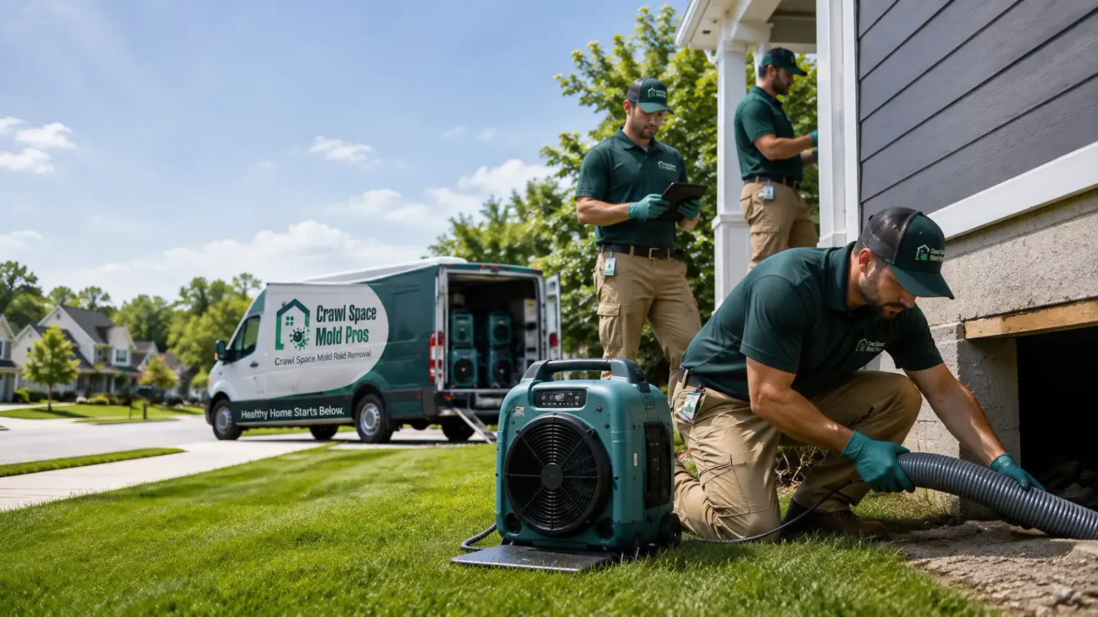Crawl Space Mold Removal in Colbert, WA